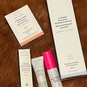 Drunk Elephant Skincare TLC Vitamin C Serum Bronzi Drops B-Hydra Intense Serum